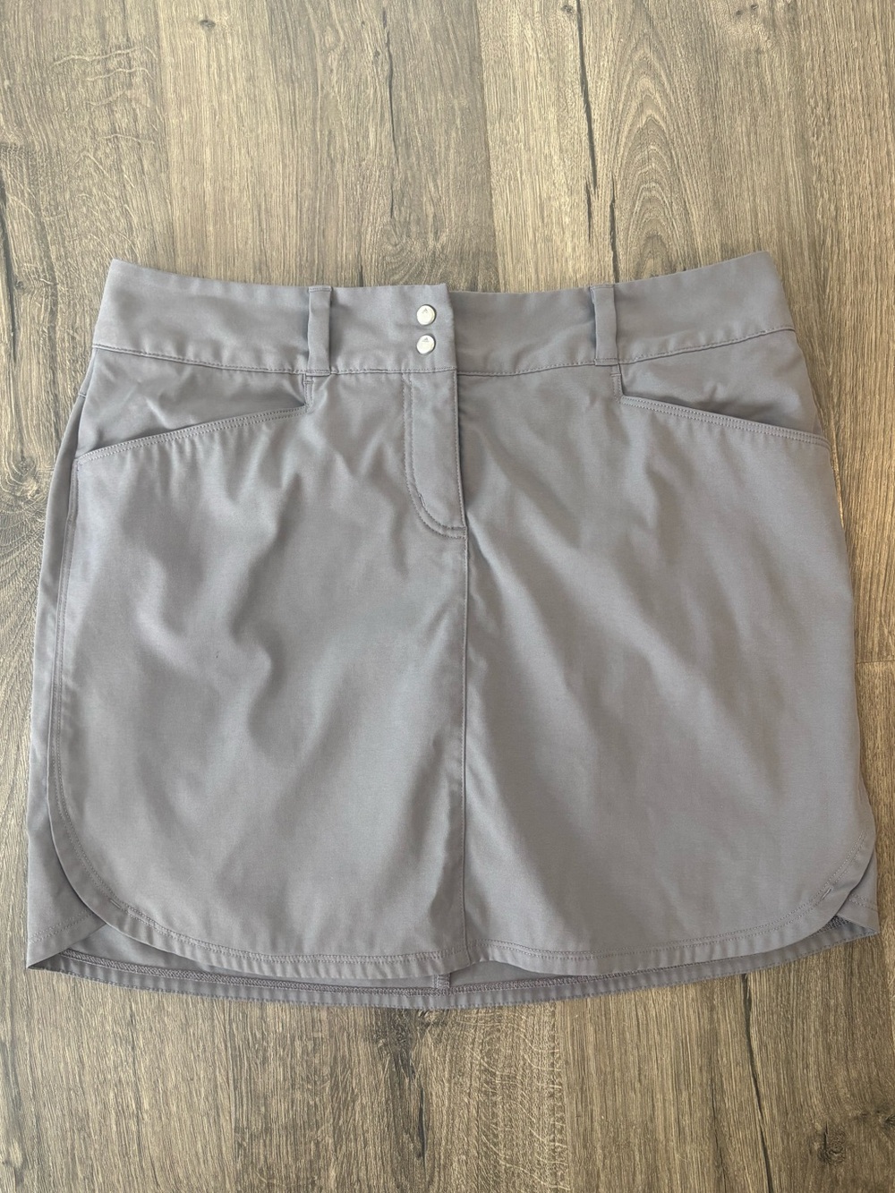 Adidas Light Plum Athletic Skort with Front Pockets Reflective Size 4